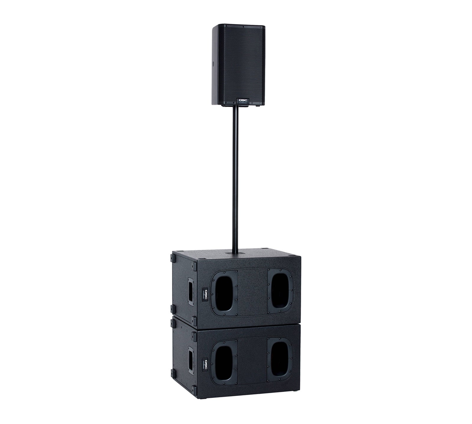 QSC KS112, 12-Inch Compact Powered Subwoofer - Black by QSC