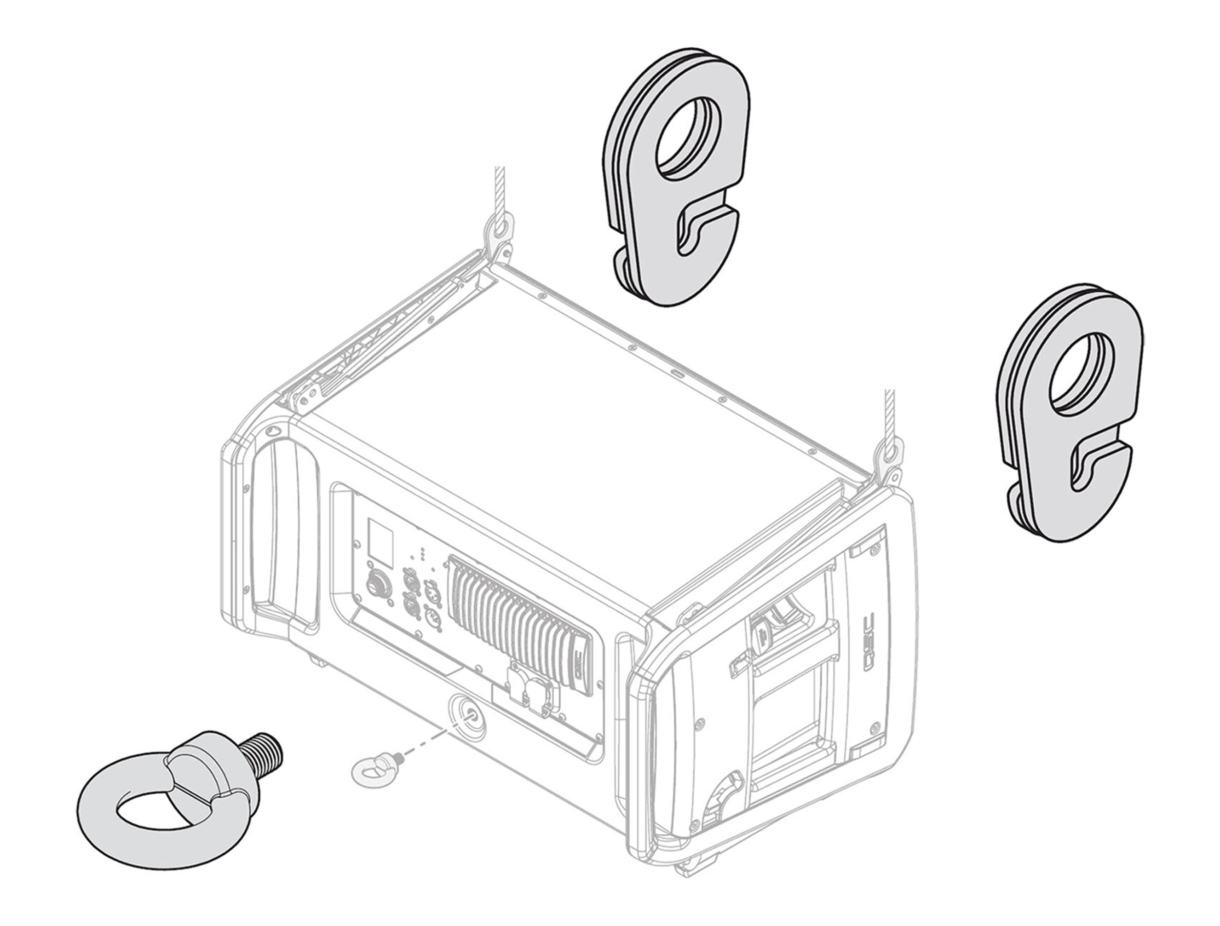 QSC LA-KIT-I Installation Kit for L-Class Line Array Systems by QSC
