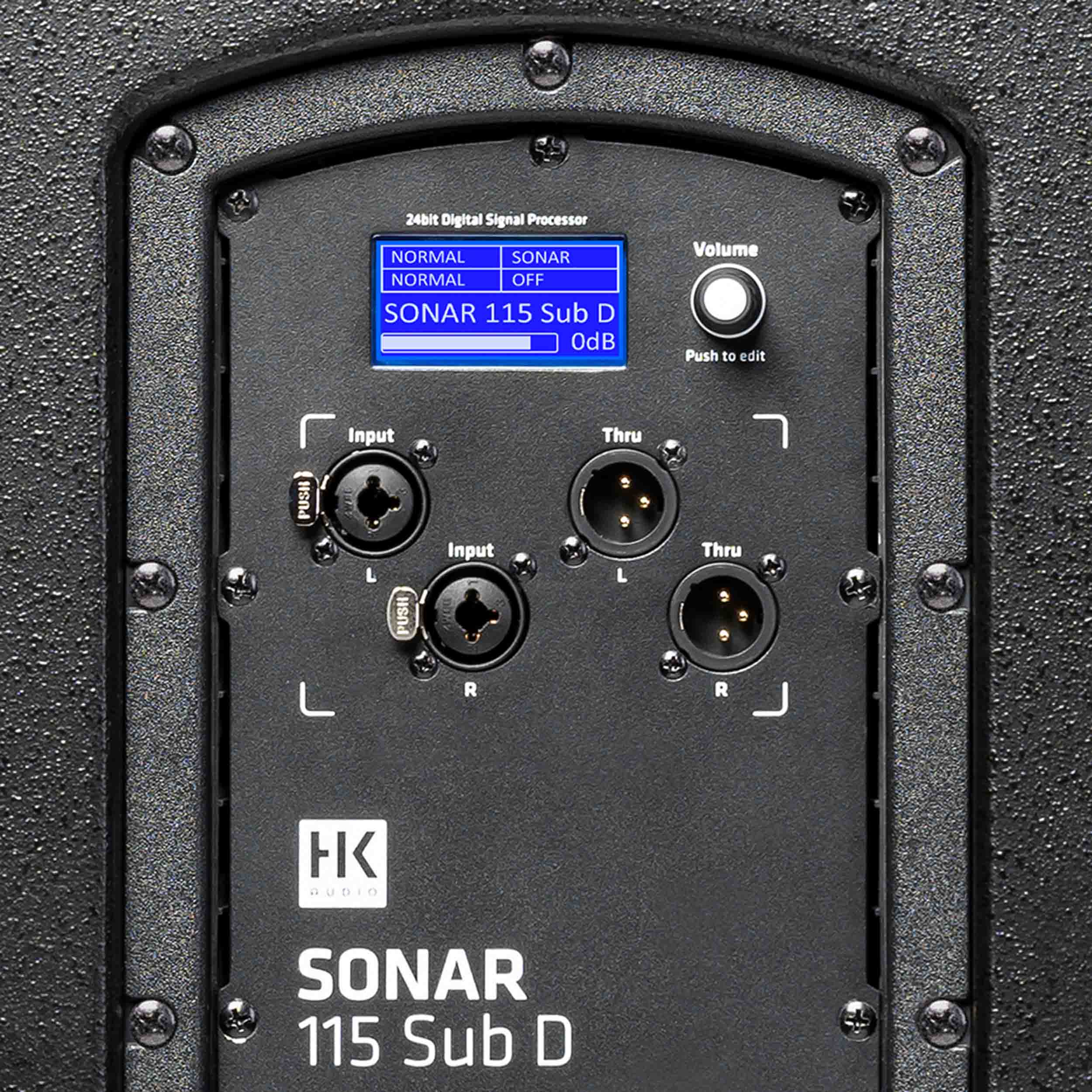 HK Audio SONAR115SUBD, 1500W 15-Inch Powered Subwoofer with DSP by HK Audio