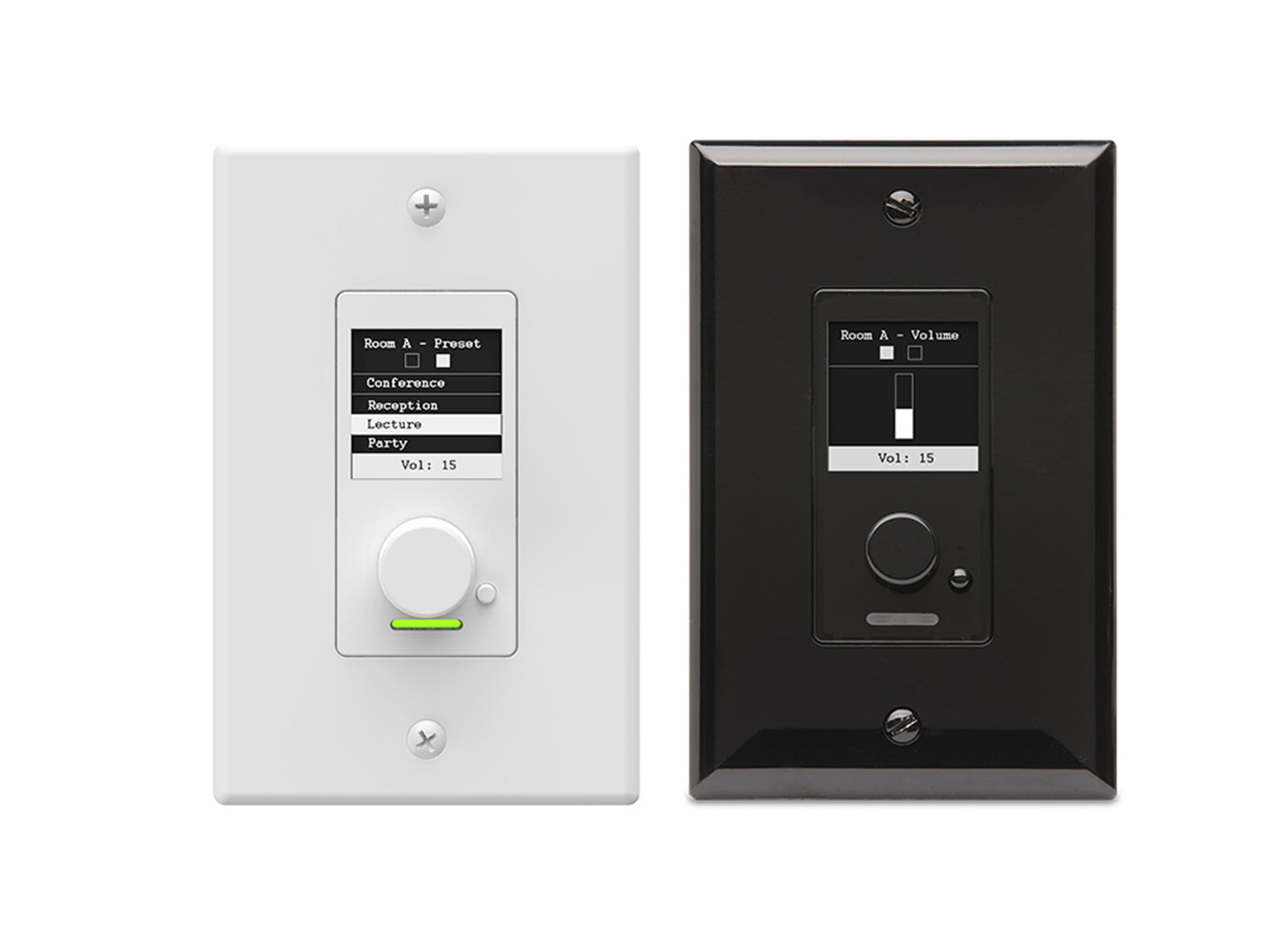 QSC C1 Axon C1 Attero Tech Single-Gang Networked Audio Controller by QSC