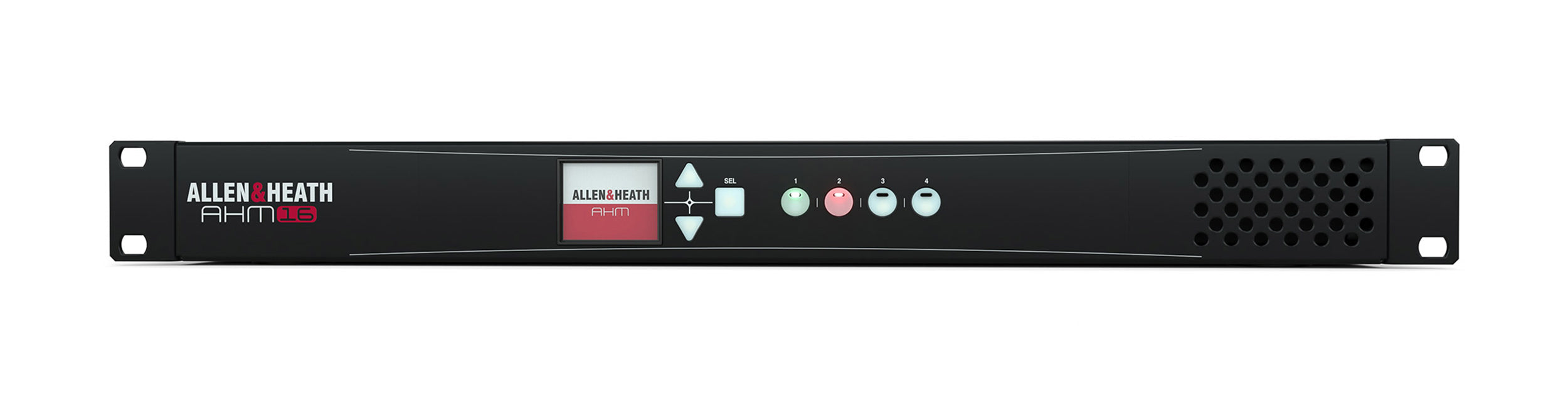 Allen & Heath AHM-16, 1RU 16x16 Audio Matrix Processor with 8x8 Local Analog I/O by ALLEN & HEATH