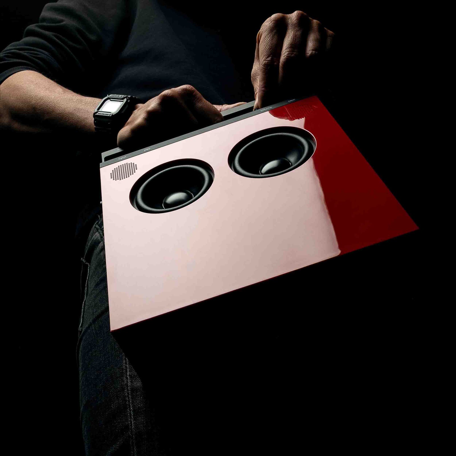 Teenage Engineering OB–4 Red Magic Sound Radio by Teenage Engineering