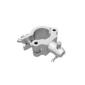 Global Truss Collier de serrage professionnel avec demi-coupleur pour 50 mm - Argent
