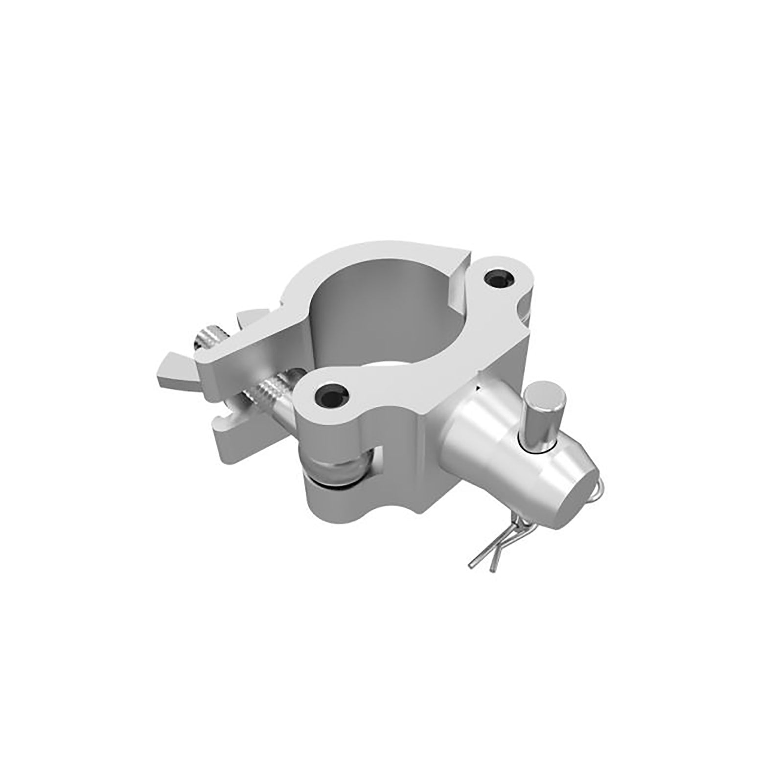 Global Truss COUPLER CLAMP, Pro Clamp with Half Coupler for 50mm Tubing - Silver