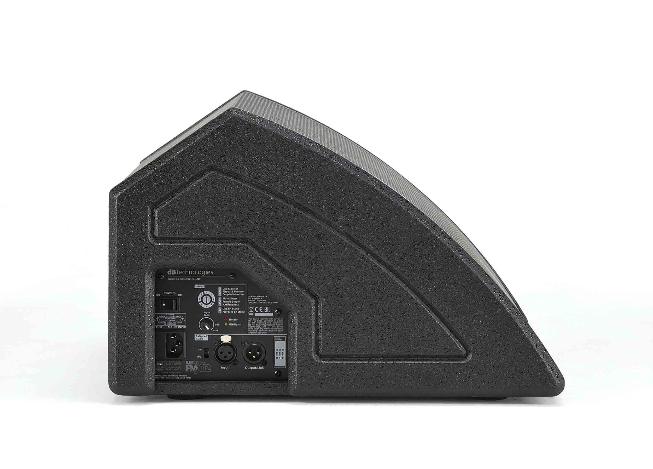 Open Box: dB Technologies FMX 12, 12" 2-Way Active Coaxial Stage Monitor - 1200W by db Technologies