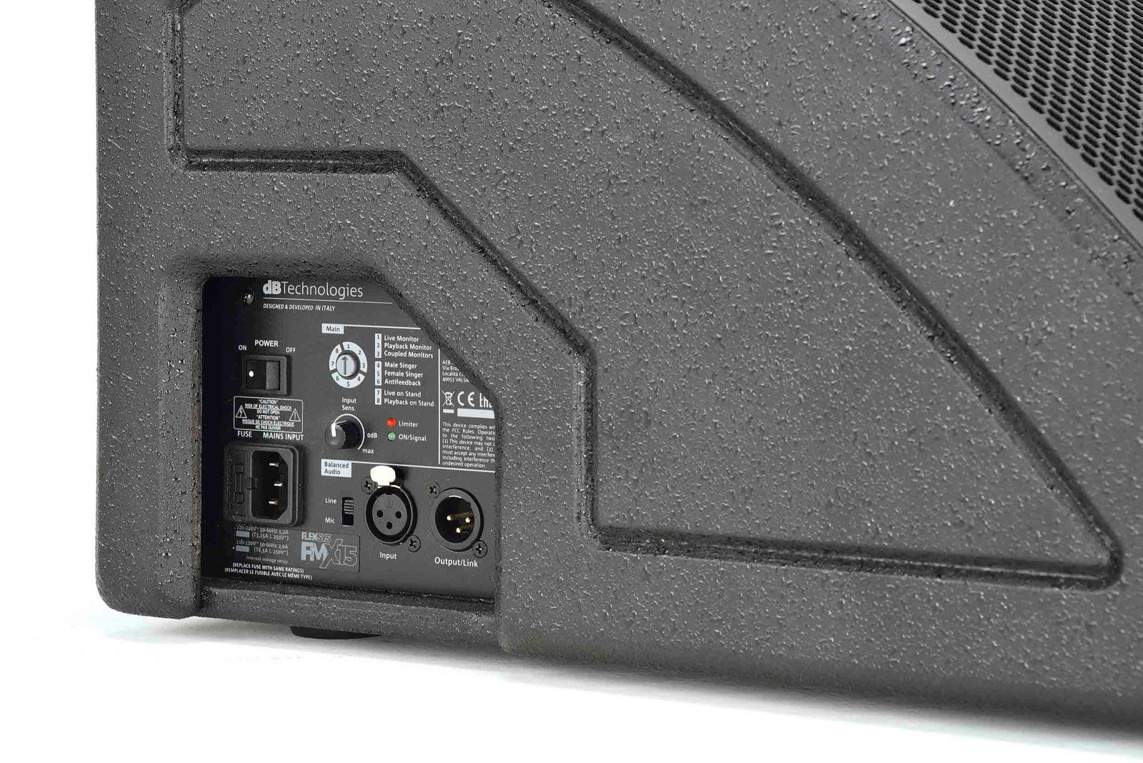 Open Box: dB Technologies FMX 15, 15" 2-Way Active Coaxial Stage Monitor - 1200W by db Technologies