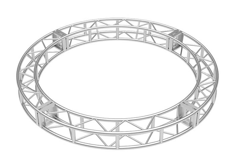 Global Truss DT-GP10-90C-KIT, End Plate Trussing with 90 Degree Circular Arcs - 10ft by Global Truss