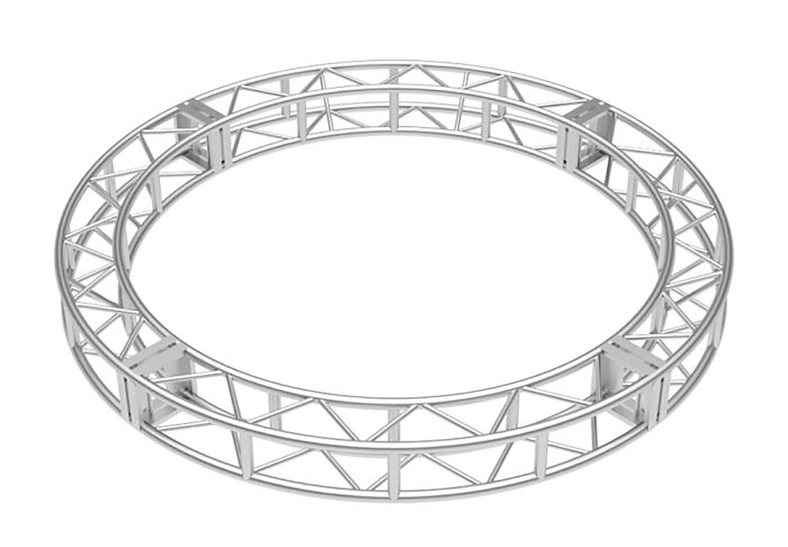 Global Truss DT-GP10-90C-KIT, End Plate Trussing with 90 Degree Circular Arcs - 10ft by Global Truss