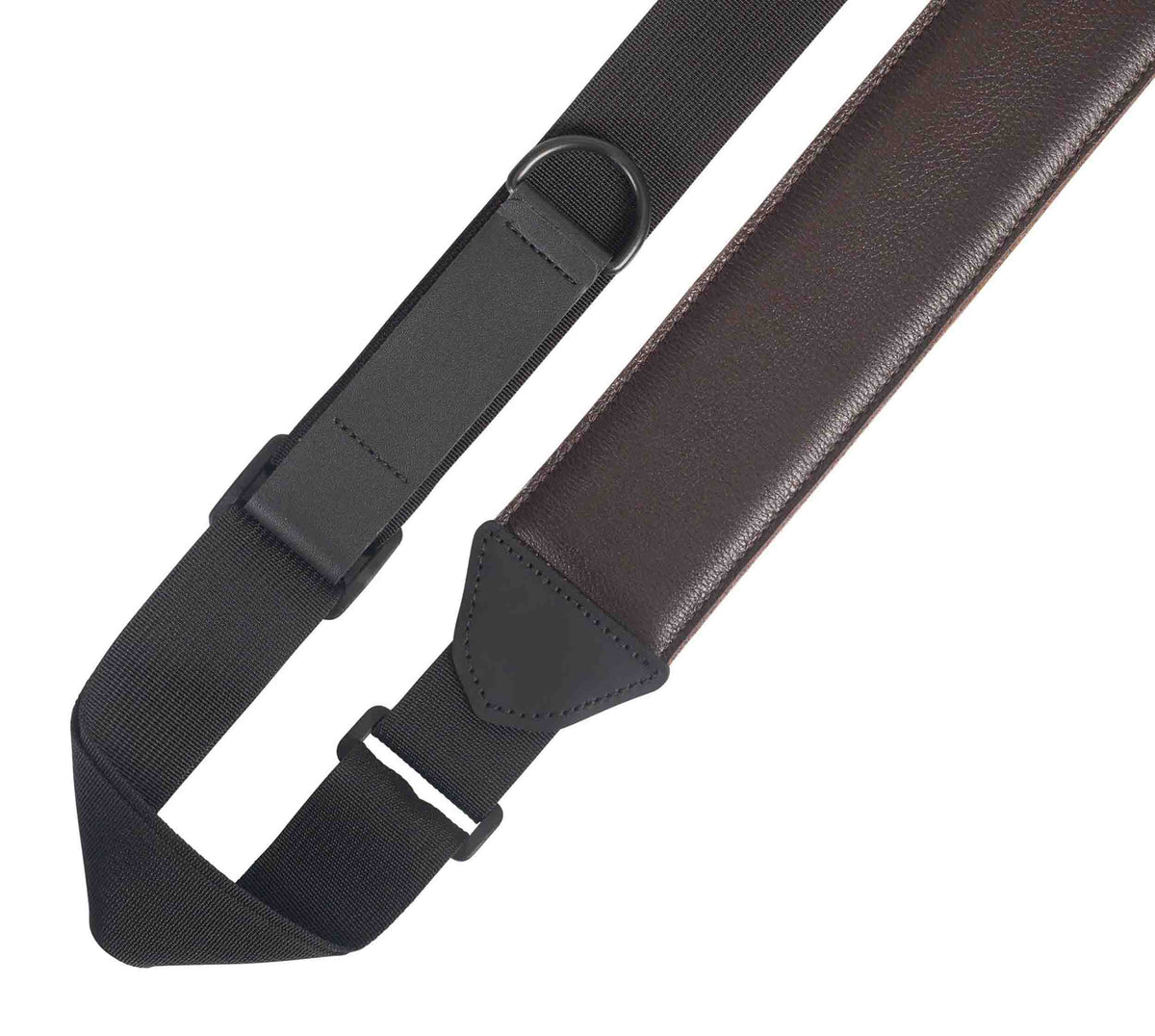Levy's Leathers MRHGS-DBR 2.5" Guitar Strap with RipChord Technology and Suede Backing - Dark Brown