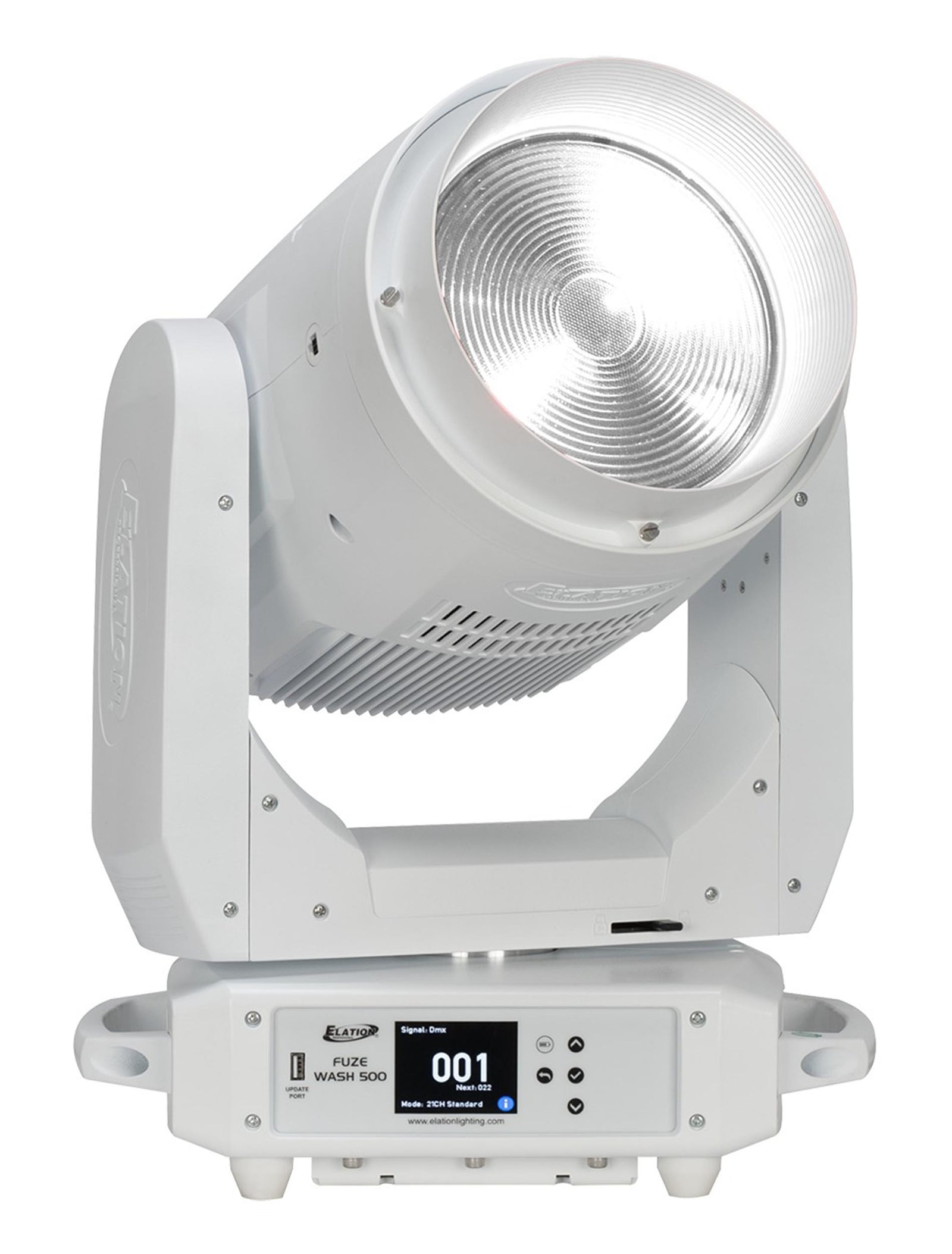 Elation FUZ567WH, 500-Watt Full Spectrum RGBMA LED Wash Fixture - White by Elation