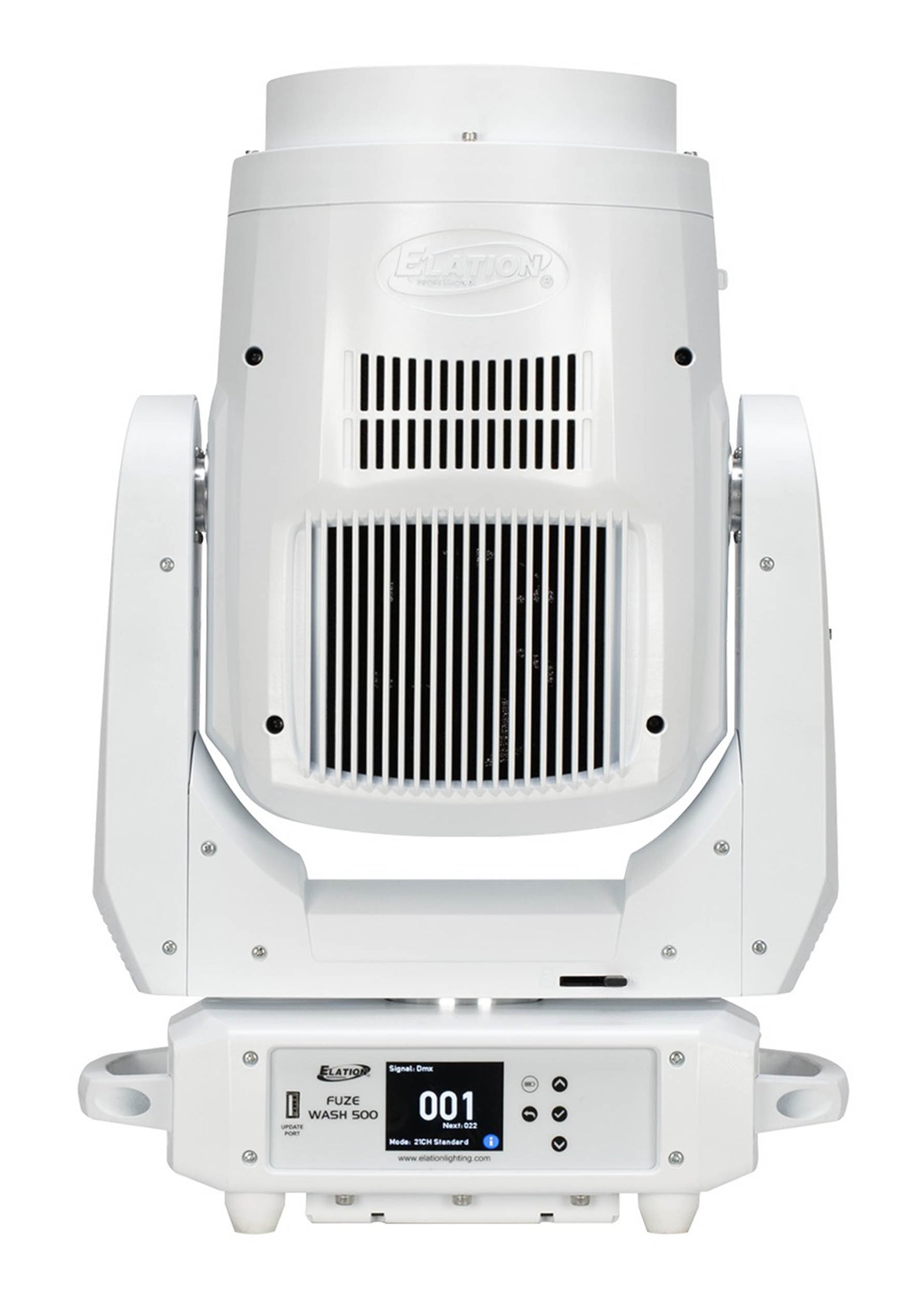 Elation FUZ567WH, 500-Watt Full Spectrum RGBMA LED Wash Fixture - White by Elation