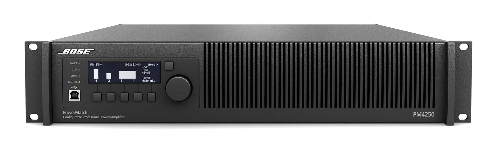 Bose PM4250, Power Match Configurable Amplifier - Black by Bose