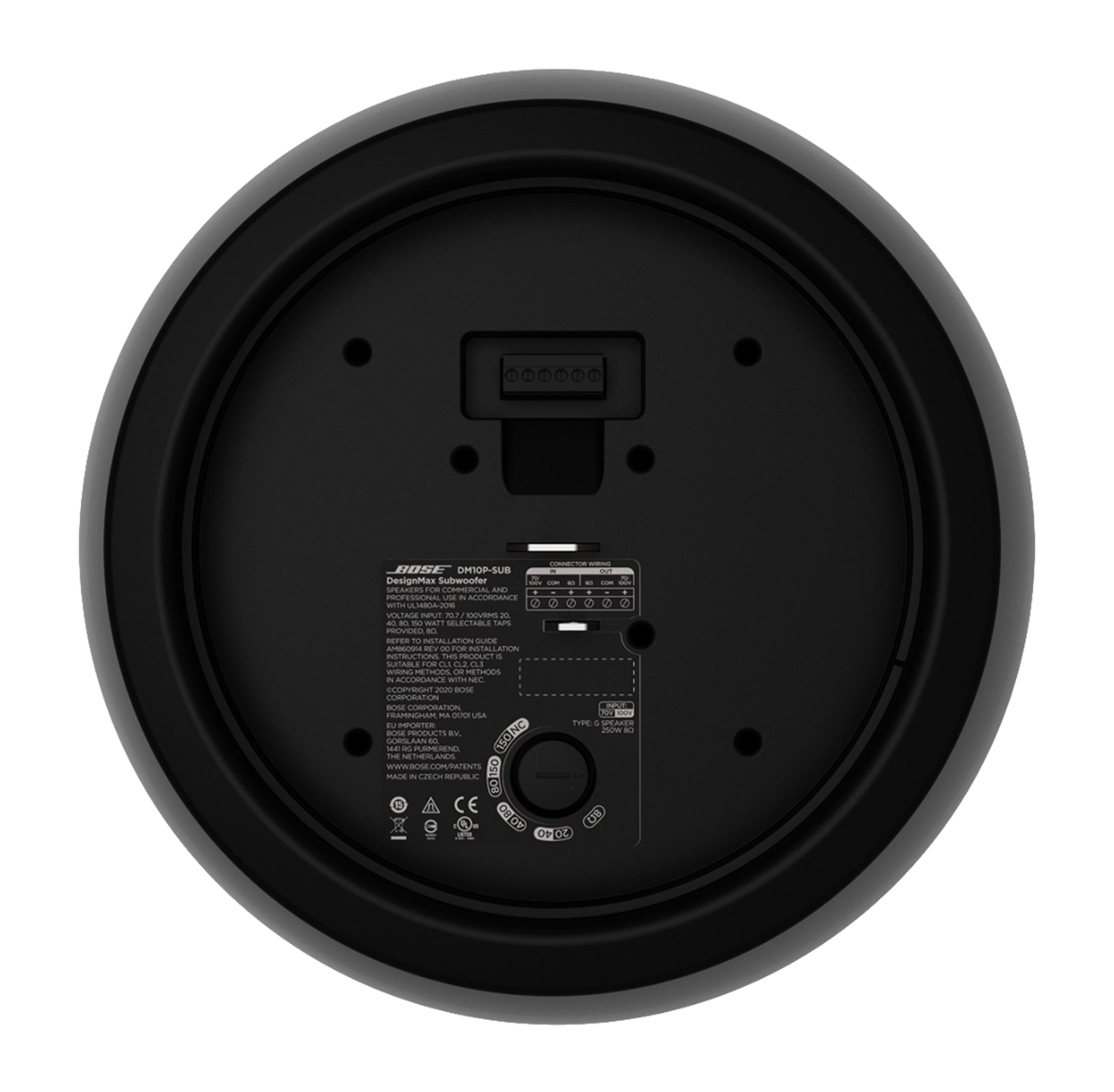 Bose DM10P-SUB BLACK, 10-Inch 300-Watt Pendant Subwoofer - Black by Bose