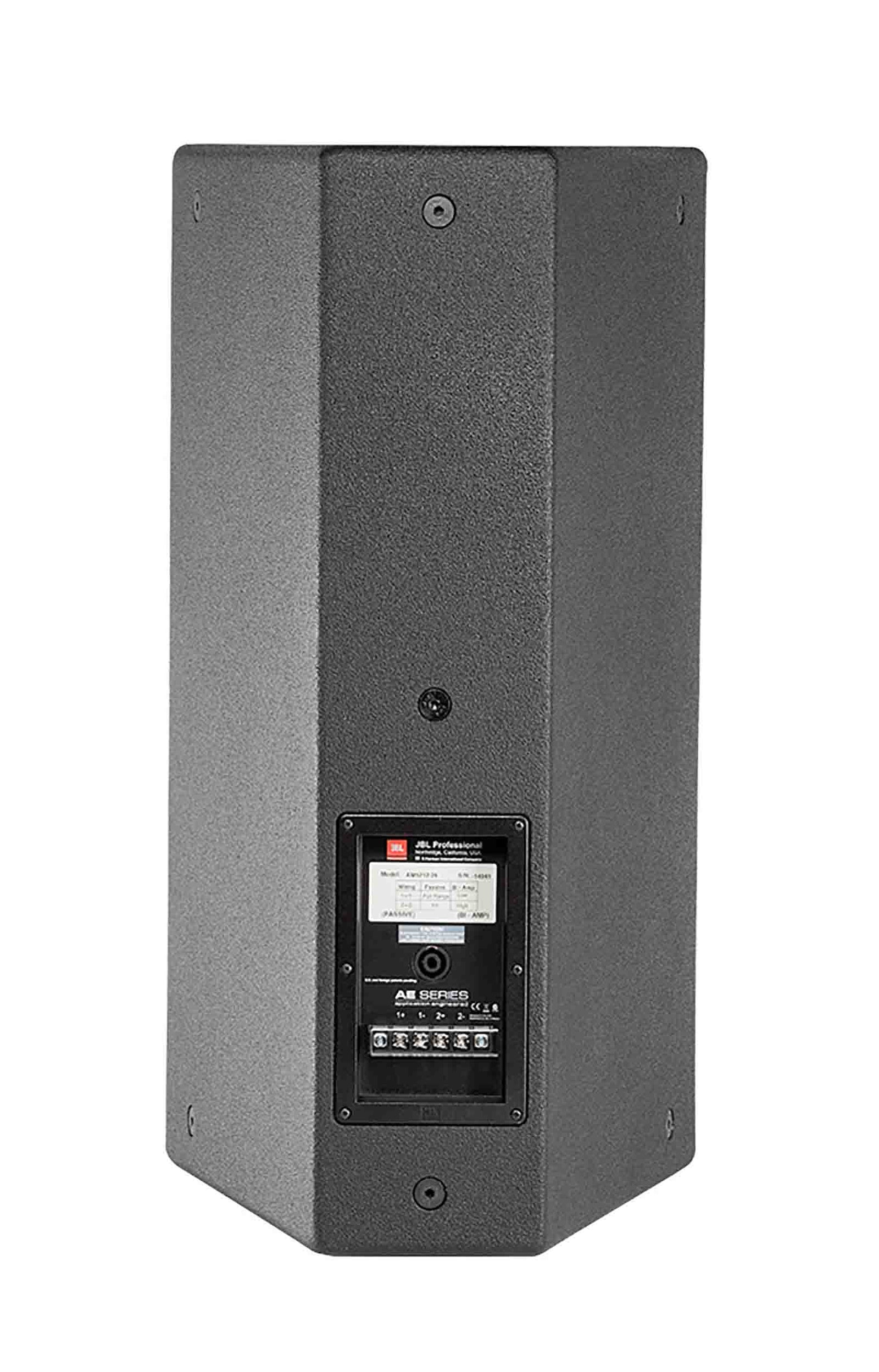 JBL AM7212/95, High Power 2-Way Loudspeaker with 1 x 12" LF and Rotatable Horn - Black by JBL