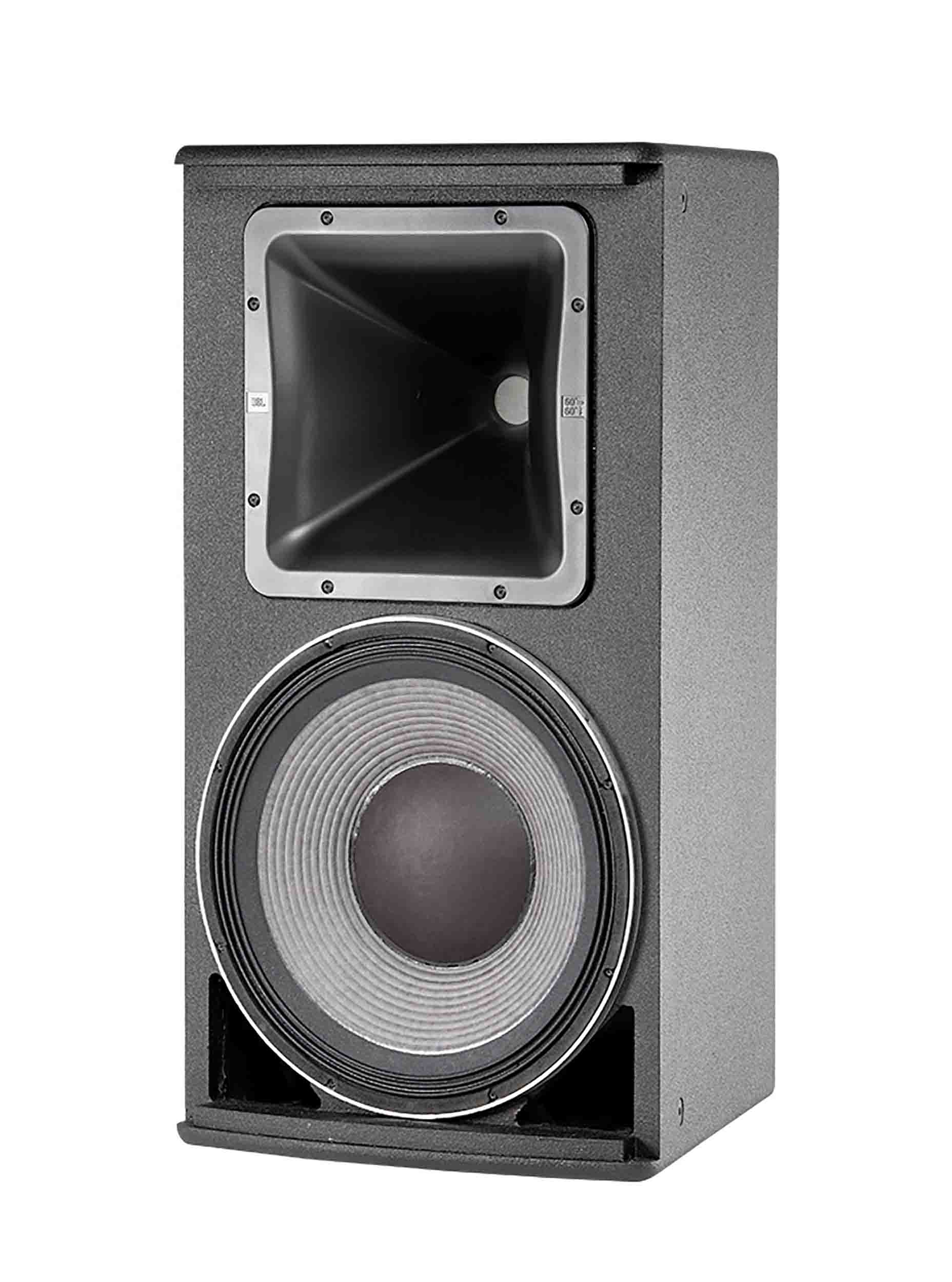 JBL AM7215/26, High Power 2-Way Loudspeaker with 1 x 15" LF and Rotatable Horn - Black by JBL