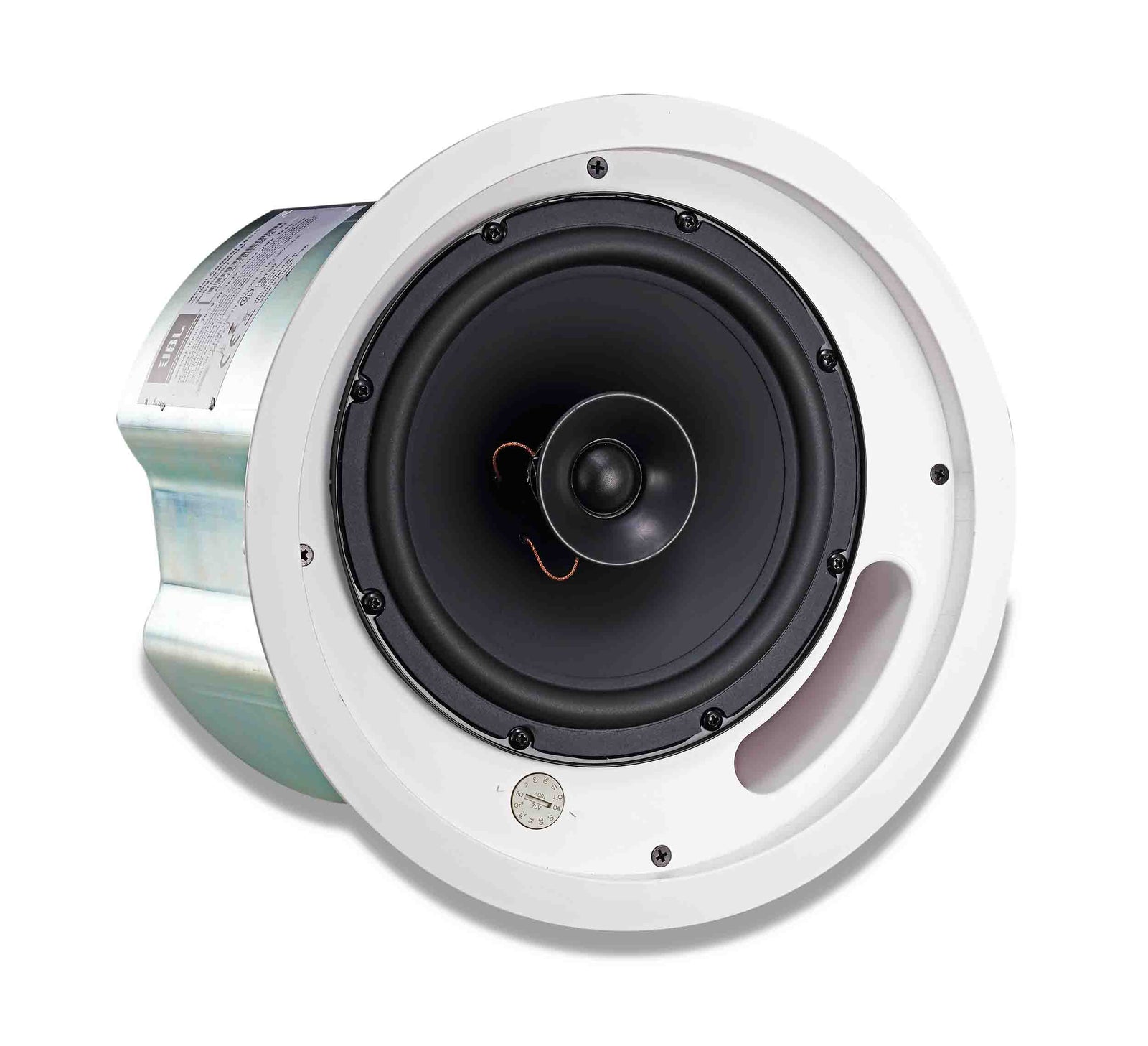 JBL CONTROL 18C/T, Two Way 8-Inch Coaxial Ceiling Loudspeaker - White by JBL