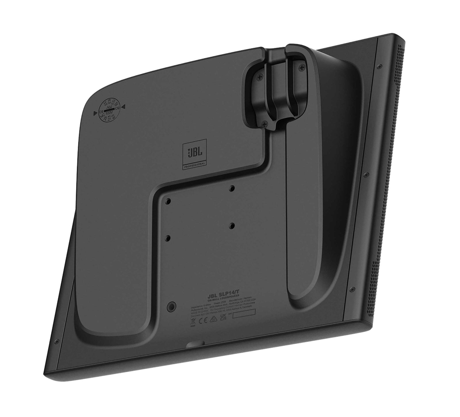 JBL SLP14/T-BK, 200W Low Profile On-Wall Two Way Loudspeaker - Black by JBL