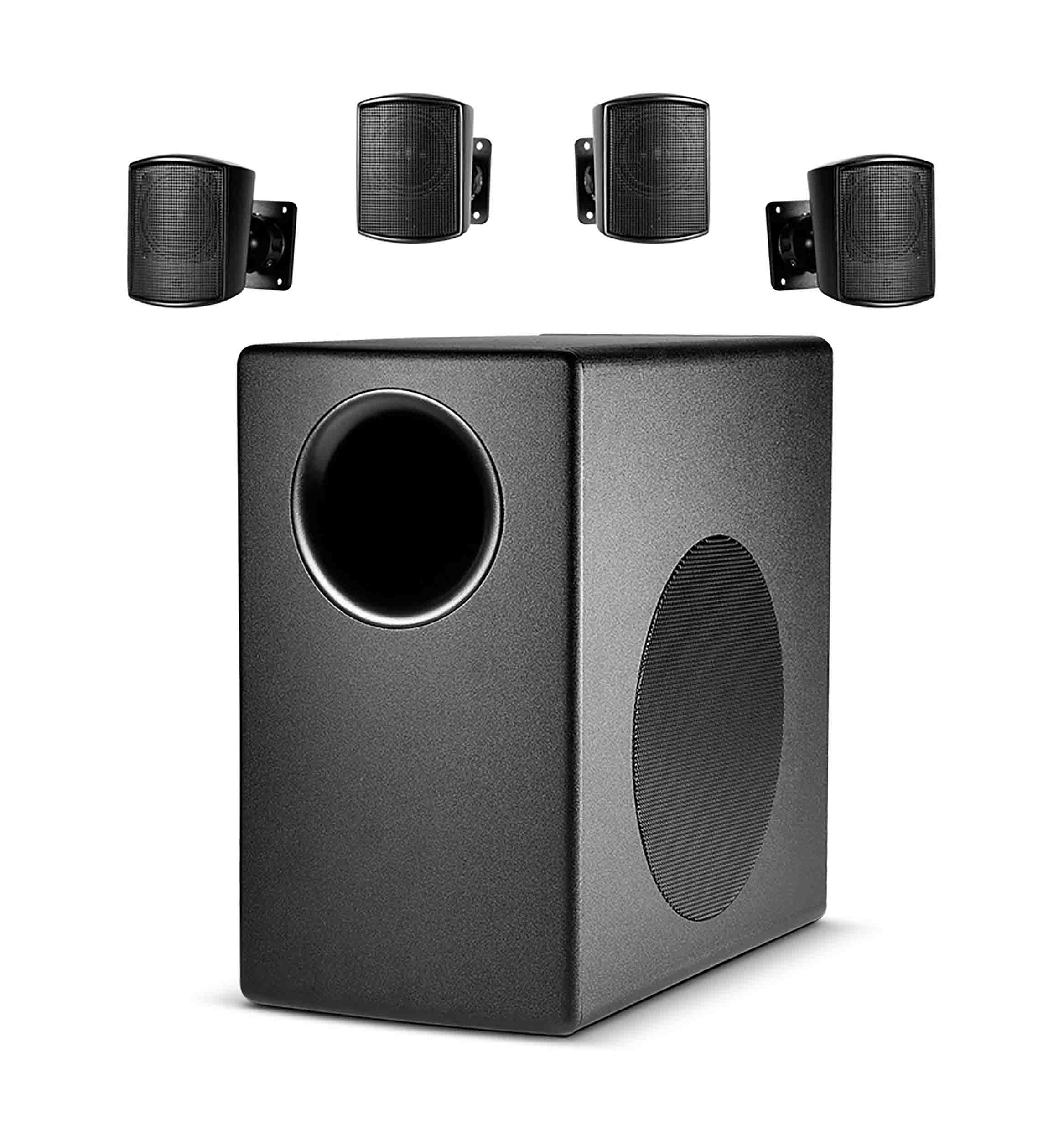 JBL C50PACK, Surface Mount Subwoofer and Mini-Satellite Loudspeaker System - Black by JBL