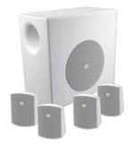 JBL C50PACK-WH, Surface Mount Subwoofer and Mini-Satellite Loudspeaker System - White by JBL