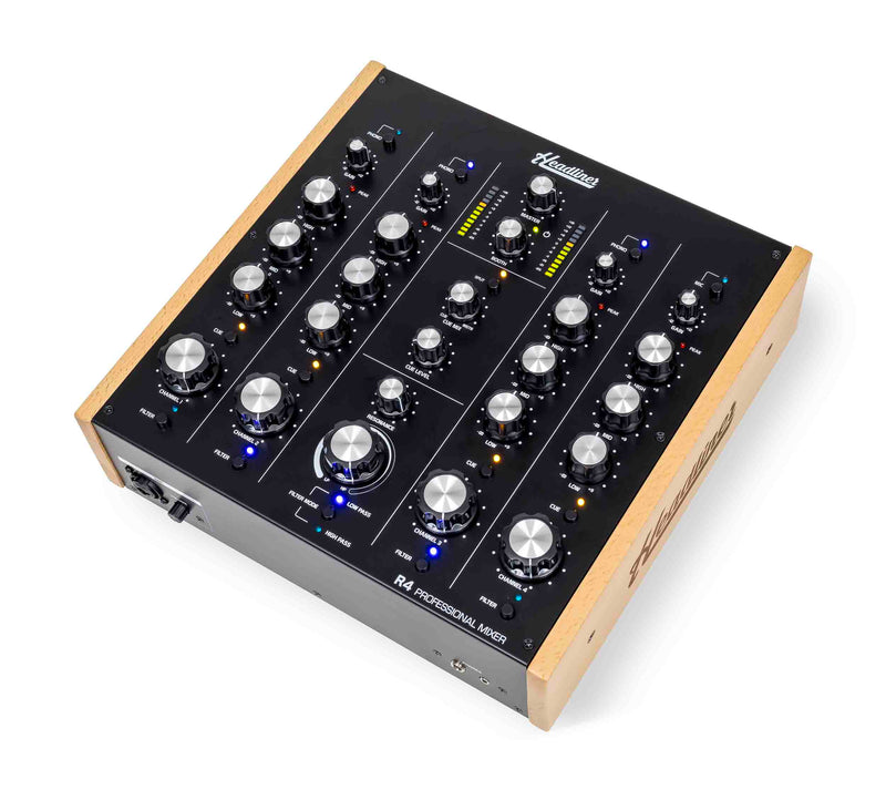Headliner HL90120 R4 4 Channel Rotary DJ Mixer by Headliner