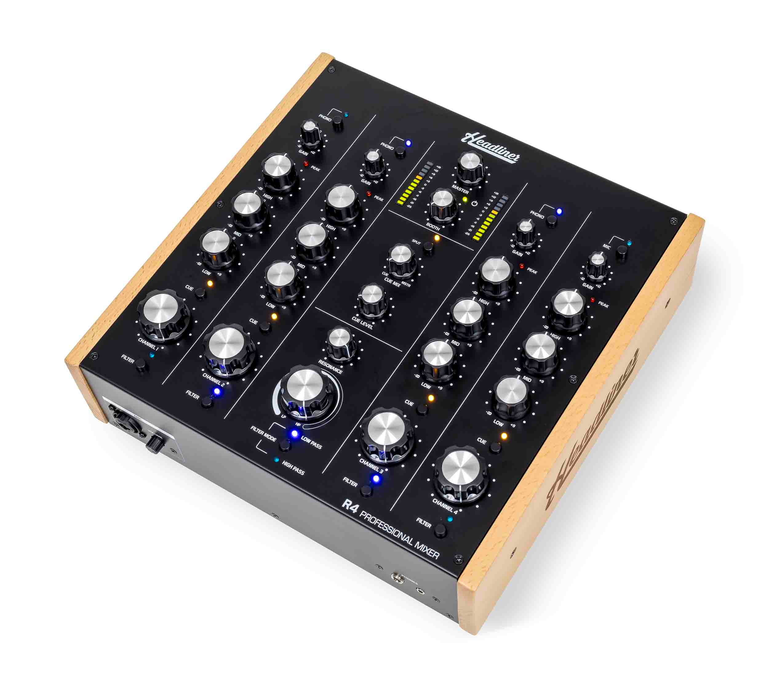 Headliner HL90120 R4 4 Channel Rotary DJ Mixer by Headliner