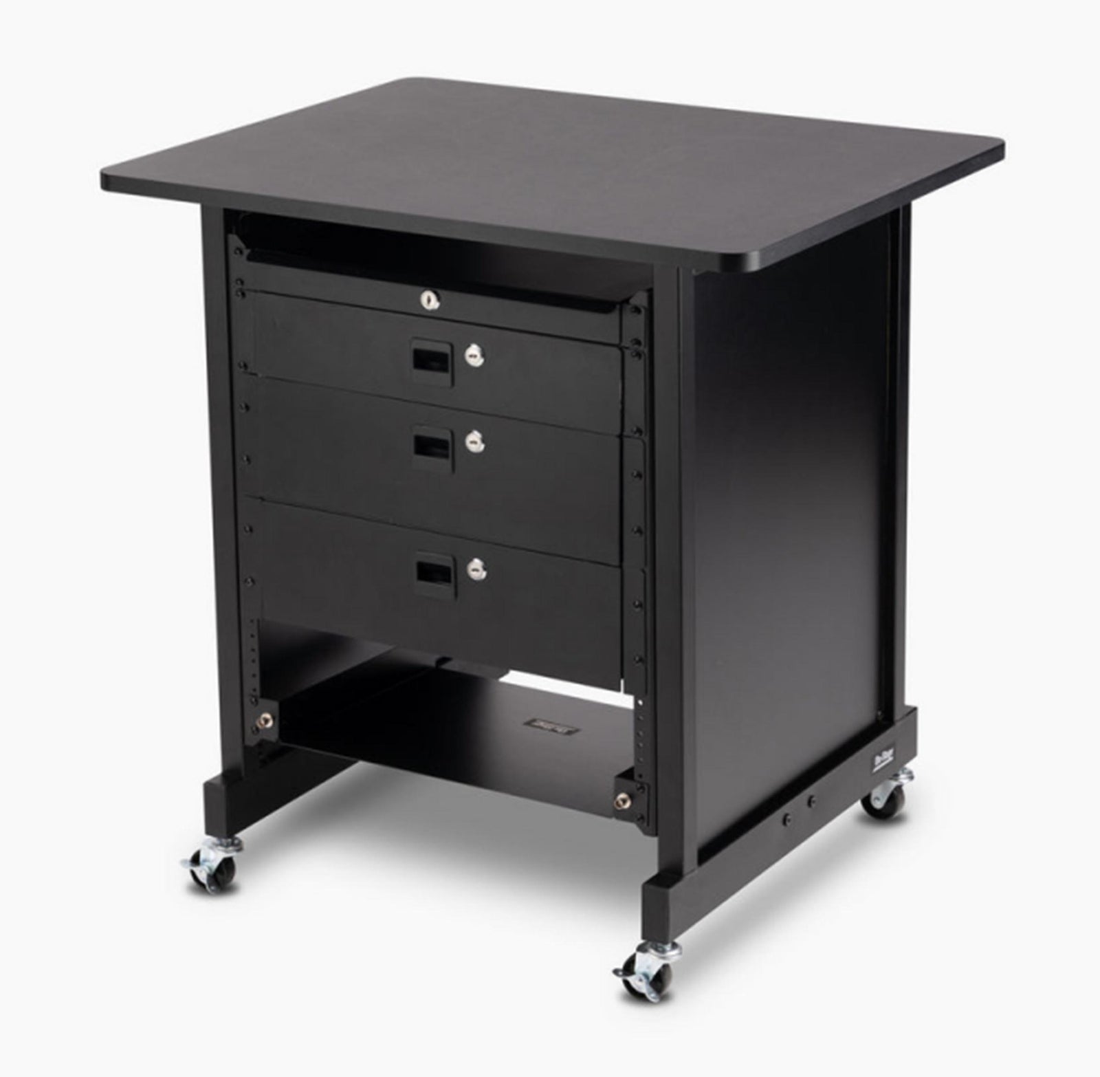 On Stage WSR7500B, Rack Cabinet - Black by On-Stage