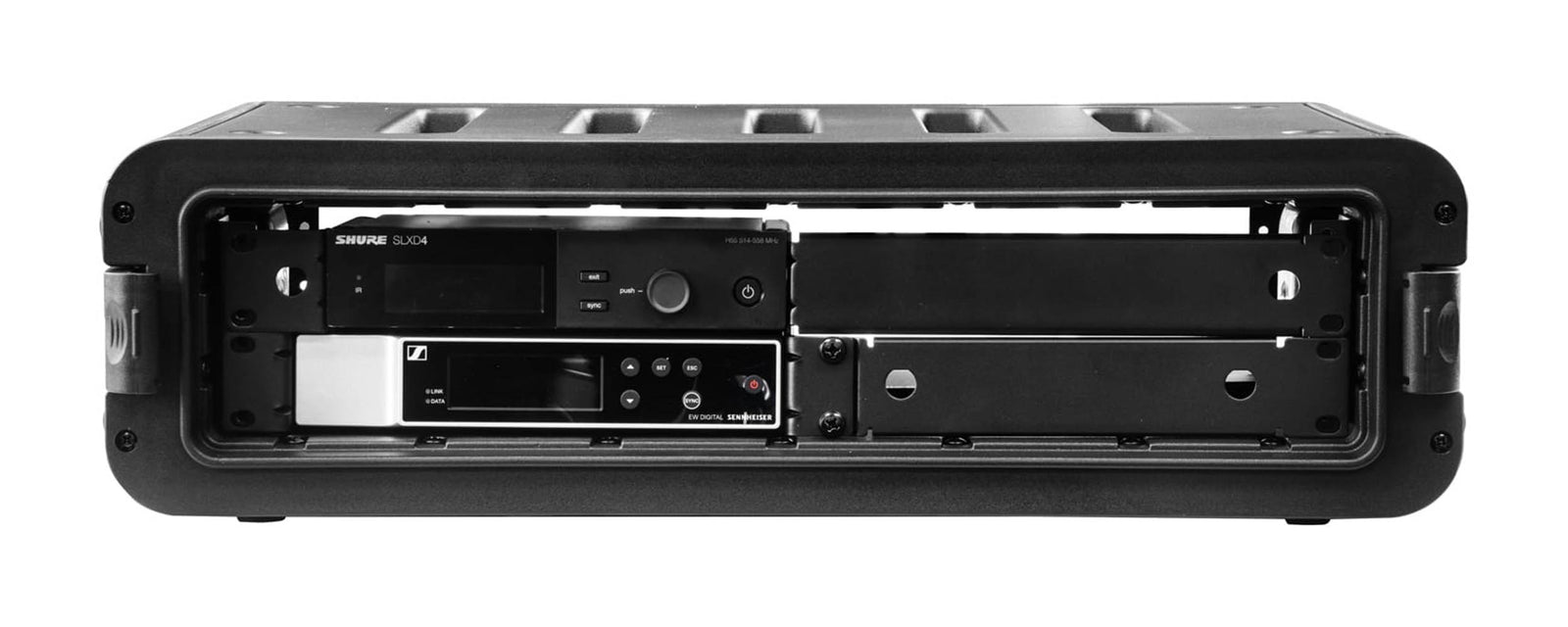 Odyssey VR2S, 10.5-Inch Rail-to-Rail Watertight Dust-proof Injection-Molded 2U Rack Case by Odyssey