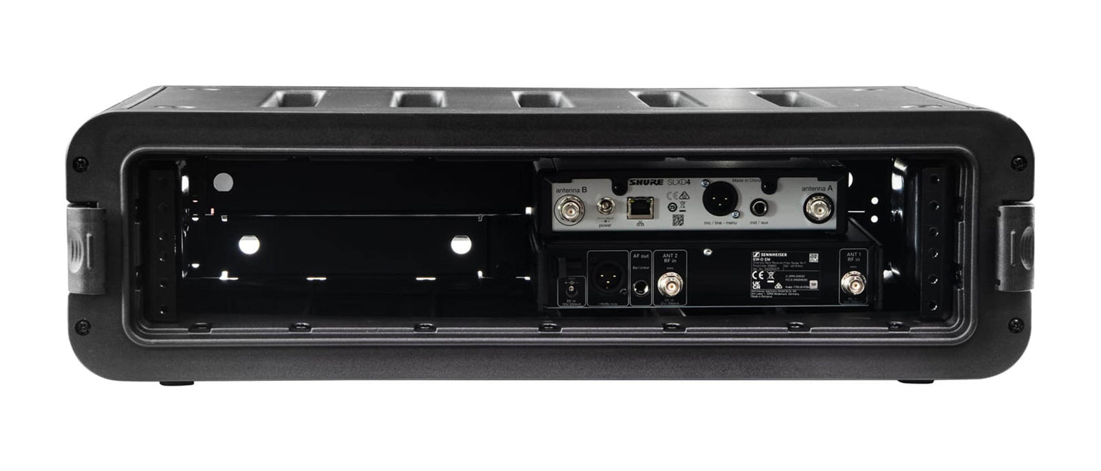Odyssey VR2S, 10.5-Inch Rail-to-Rail Watertight Dust-proof Injection-Molded 2U Rack Case by Odyssey
