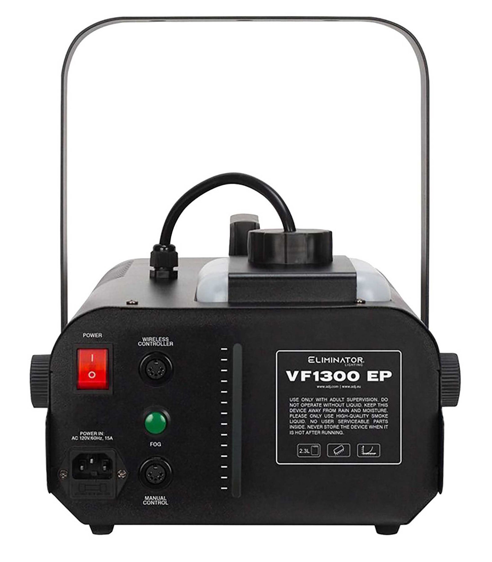Eliminator Lighting VF1300 EP, 1300W Compact Fogger with Wired Digital Communication Network