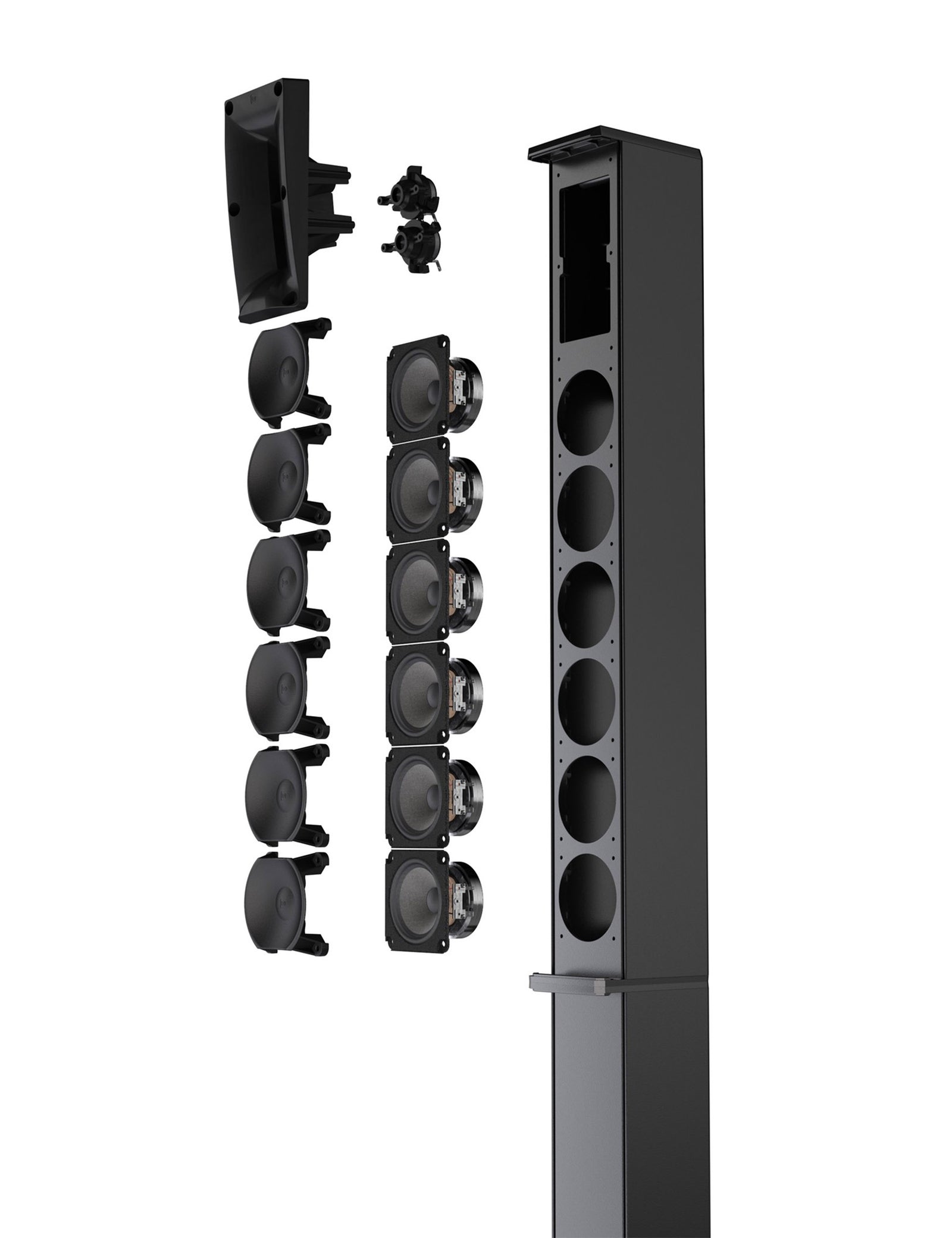 LD System MAUI 11 G3 MIX, Portable Cardioid Column PA System with Digital Mixer - Black by LD Systems