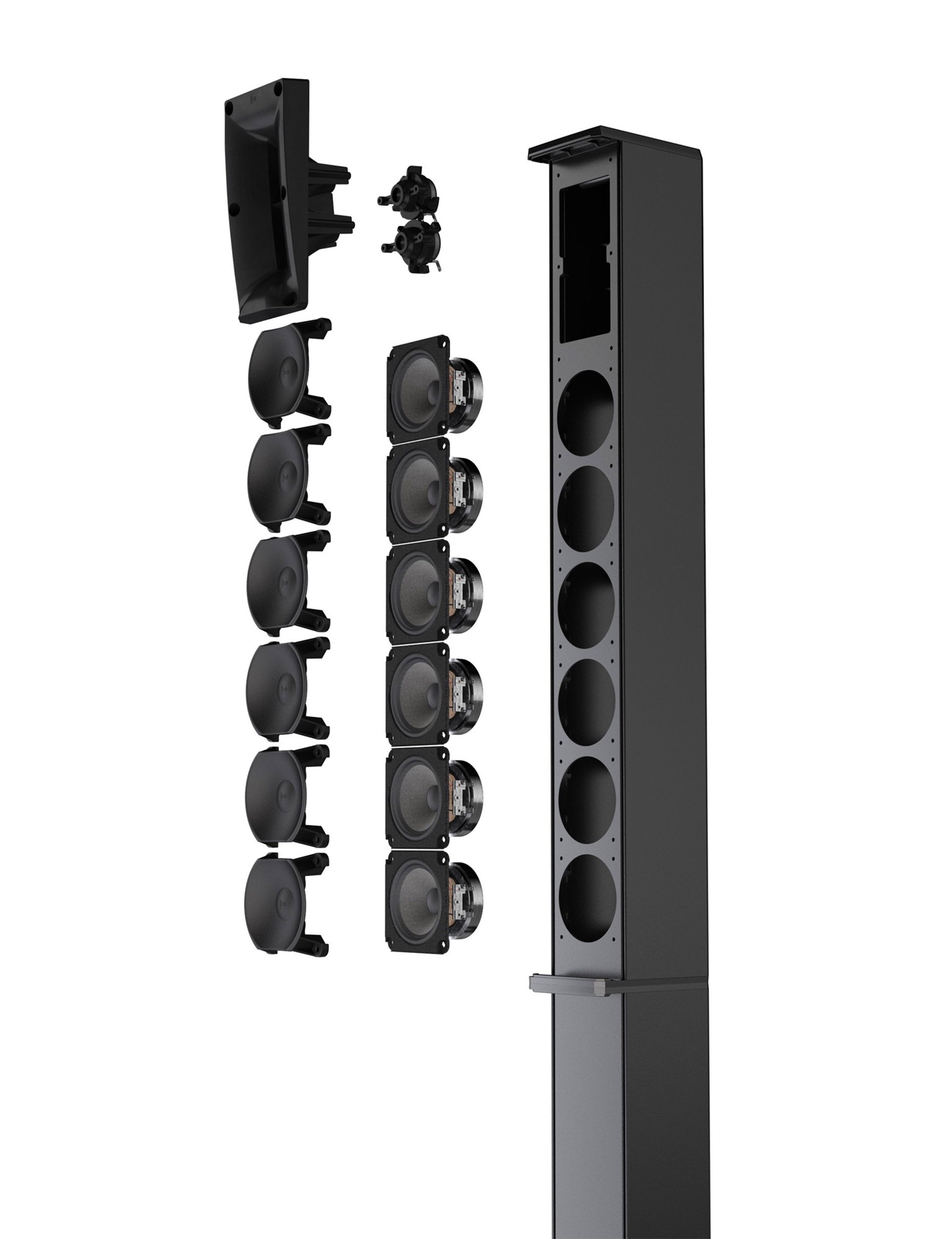 LD System MAUI 11 G3 MIX, Portable Cardioid Column PA System with Digital Mixer - Black