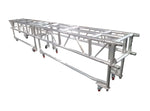 ProX XT-PRERIG10FT, Pre-Rig Rectangular Truss Segment with Removable Rolling Base System - 10' FT by ProX Cases