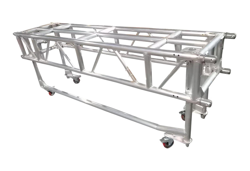 ProX XT-PRERIG8FT, Pre-Rig Rectangular Truss Segment with Removable Rolling Base System - 8' FT by ProX Cases