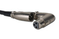 Accu-Cable ACXLRRAAC, 3-Pin XLR Right-Angle Plug Adapters - Set of Two by Accu Cable