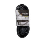 Accu-Cable EC123-3FER, 12AWG Power Extension Cord with Triple Tap Outlet by Accu Cable