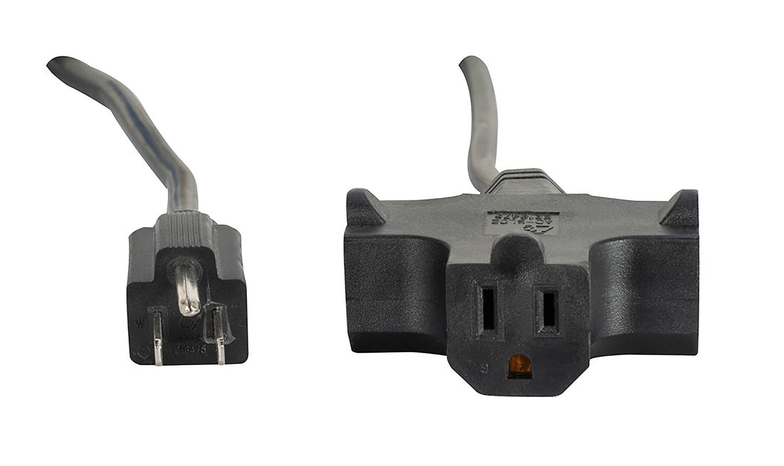 Accu-Cable EC163-3FER, 16 AWG Extension Cord with Triple-Tap 3-Prong Edison Plugs by Accu Cable