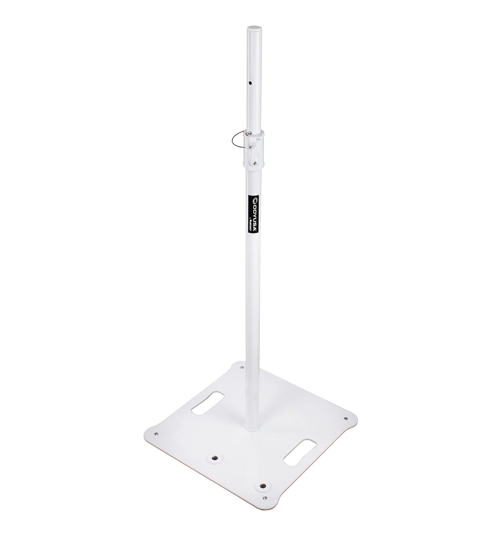 Odyssey LSBP72WHT, Square Base Speaker Stands White 72in - Pair by Odyssey