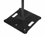 Odyssey LSBP96BLK, Square Base Speaker Stands Black 96-Inch - Pair by Odyssey