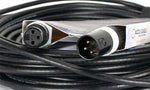 Accu-Cable AC3PDMX50PRO, 3-Pin Male to 3-Pin Female DMX Cable - 50 Ft by Accu Cable