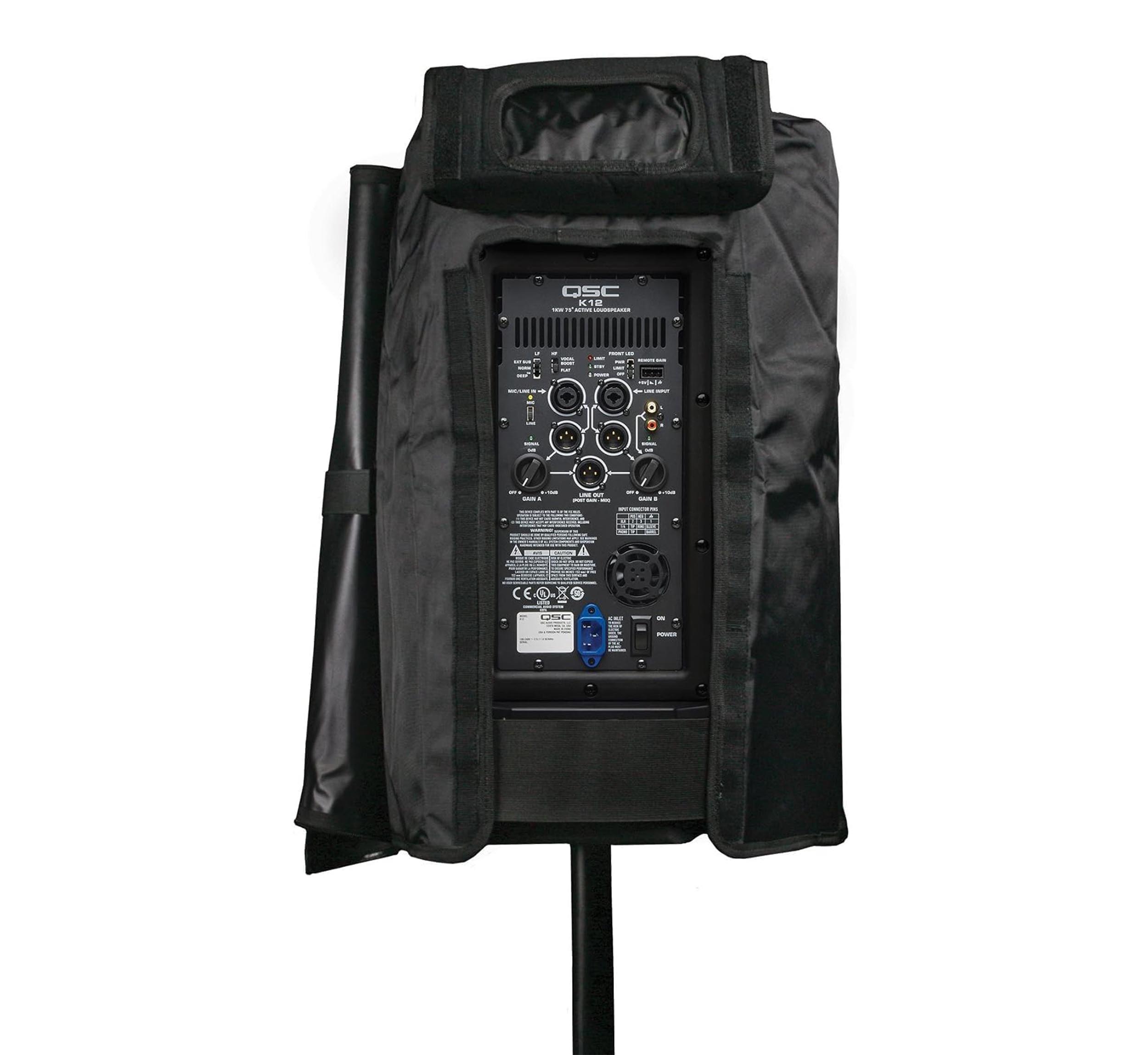 QSC K12 Nylon and Mesh Outdoor Cover for K12 Loudspeaker by QSC
