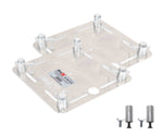 ProX XT-BP12ASPSTX2, Pair of 12" Truss Top Plates with 1-3/8 Speaker Stud Mounts by ProX Cases