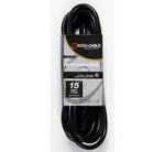 Accu-Cable 16 Gauge IEC Male to IEC Female AC Extension Cord - Black by Accu Cable