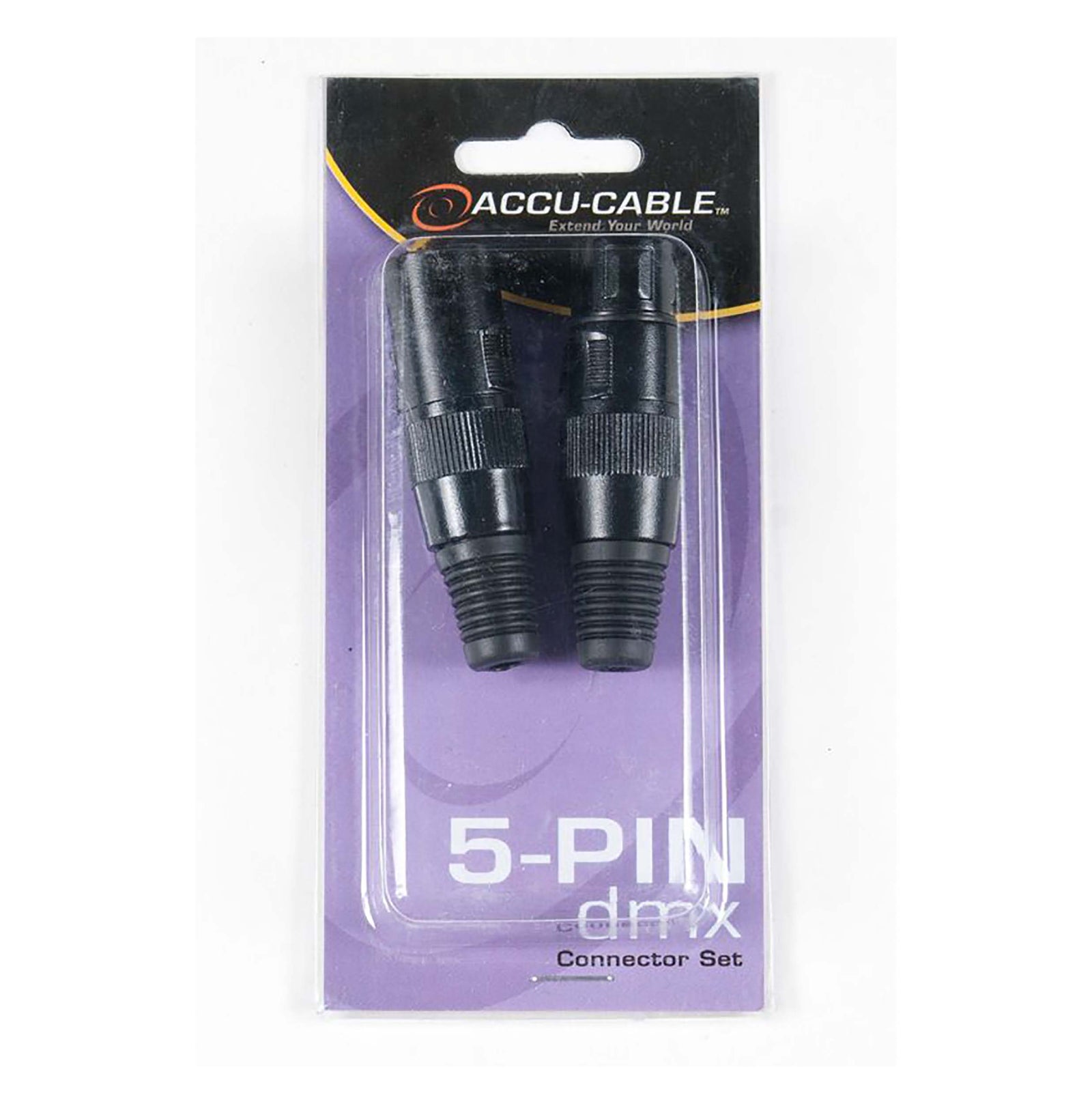Accu-Cable ACXLR5PSET, 5-Pin DMX Connector Set by Accu Cable