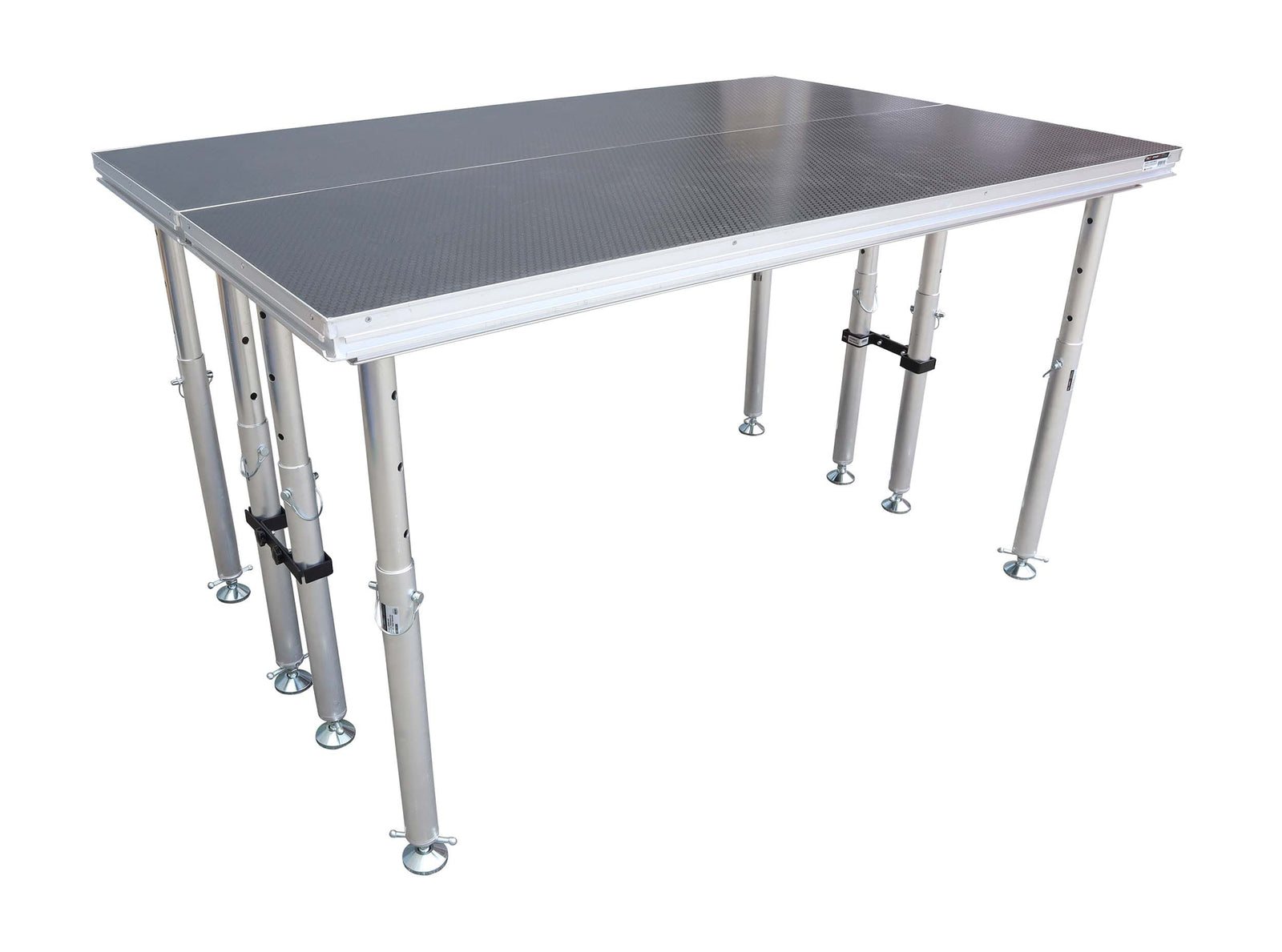ProX XSQ-2x6 MK2, StageQ 2' x 6' Single Stage Unit Height Adjustable from 28 to 48" in