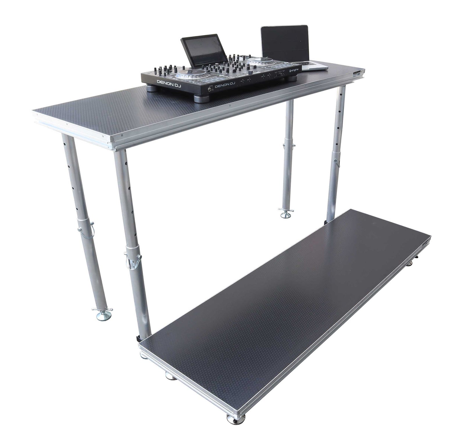 ProX XSQ-2x6 MK2, StageQ 2' x 6' Single Stage Unit Height Adjustable from 28 to 48" in