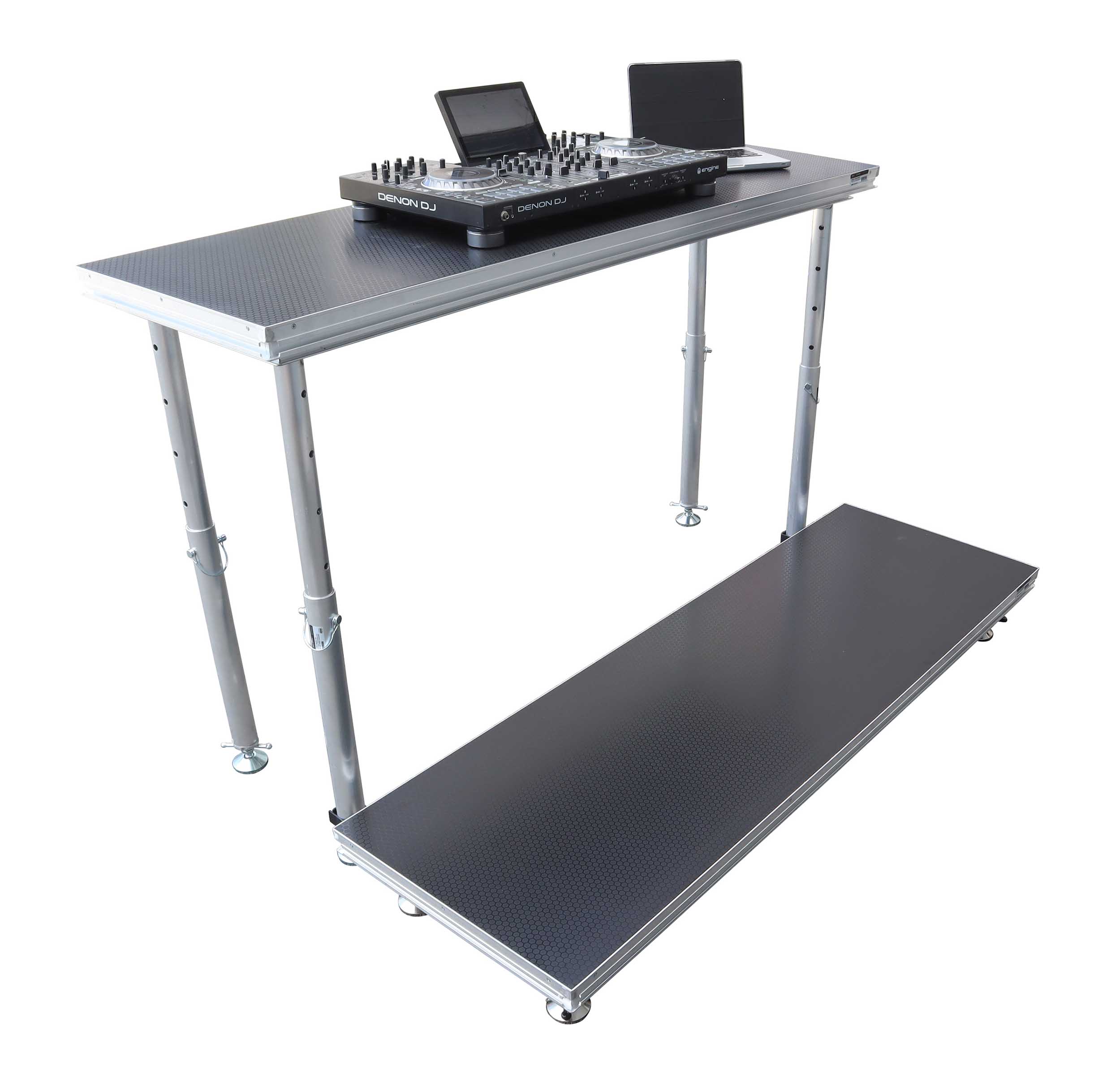 ProX XSQ-2x6 MK2, StageQ 2' x 6' Single Stage Unit Height Adjustable from 28 to 48" in