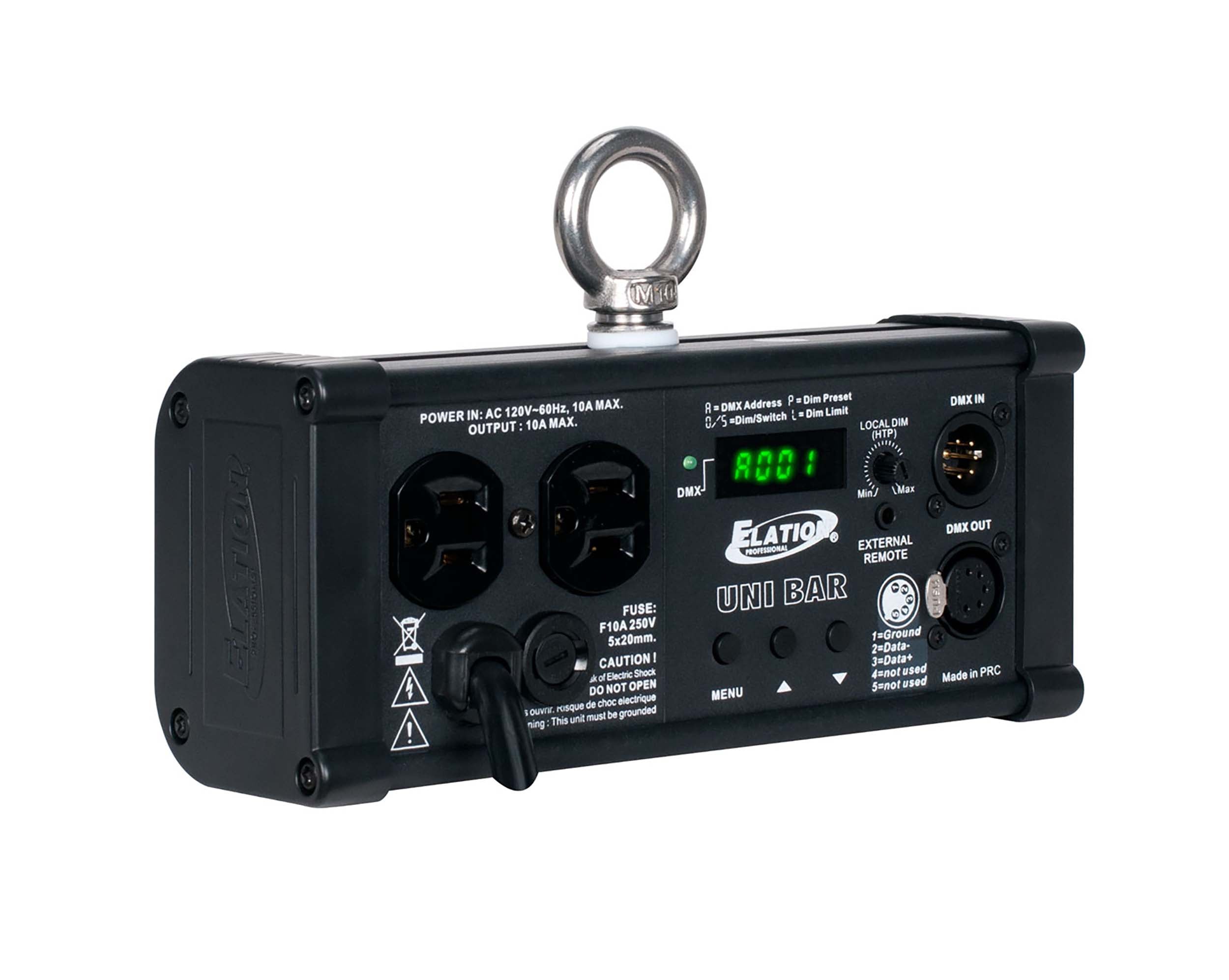 Elation Uni Bar, Compact Single DMX Channel Dimmer by ELATION