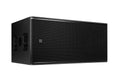 Open Box: RCF SUB-8008-AS Professional 4400W Powered Dual 18" Subwoofer - Black by RCF