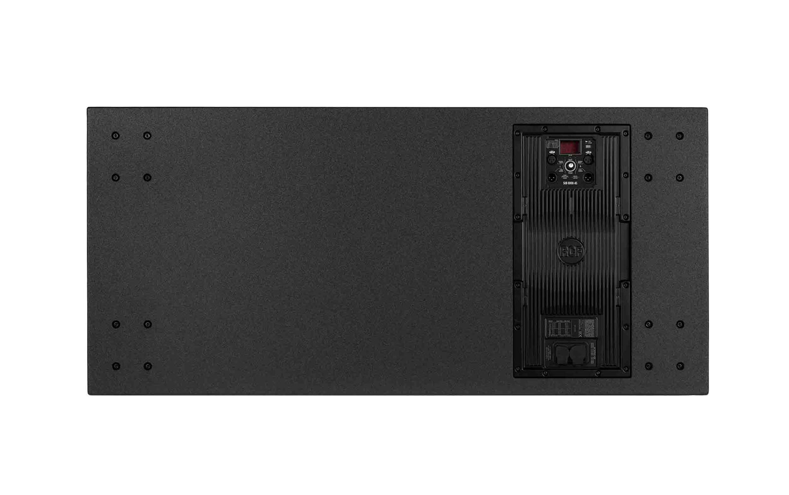 Open Box: RCF SUB-8008-AS Professional 4400W Powered Dual 18" Subwoofer - Black by RCF