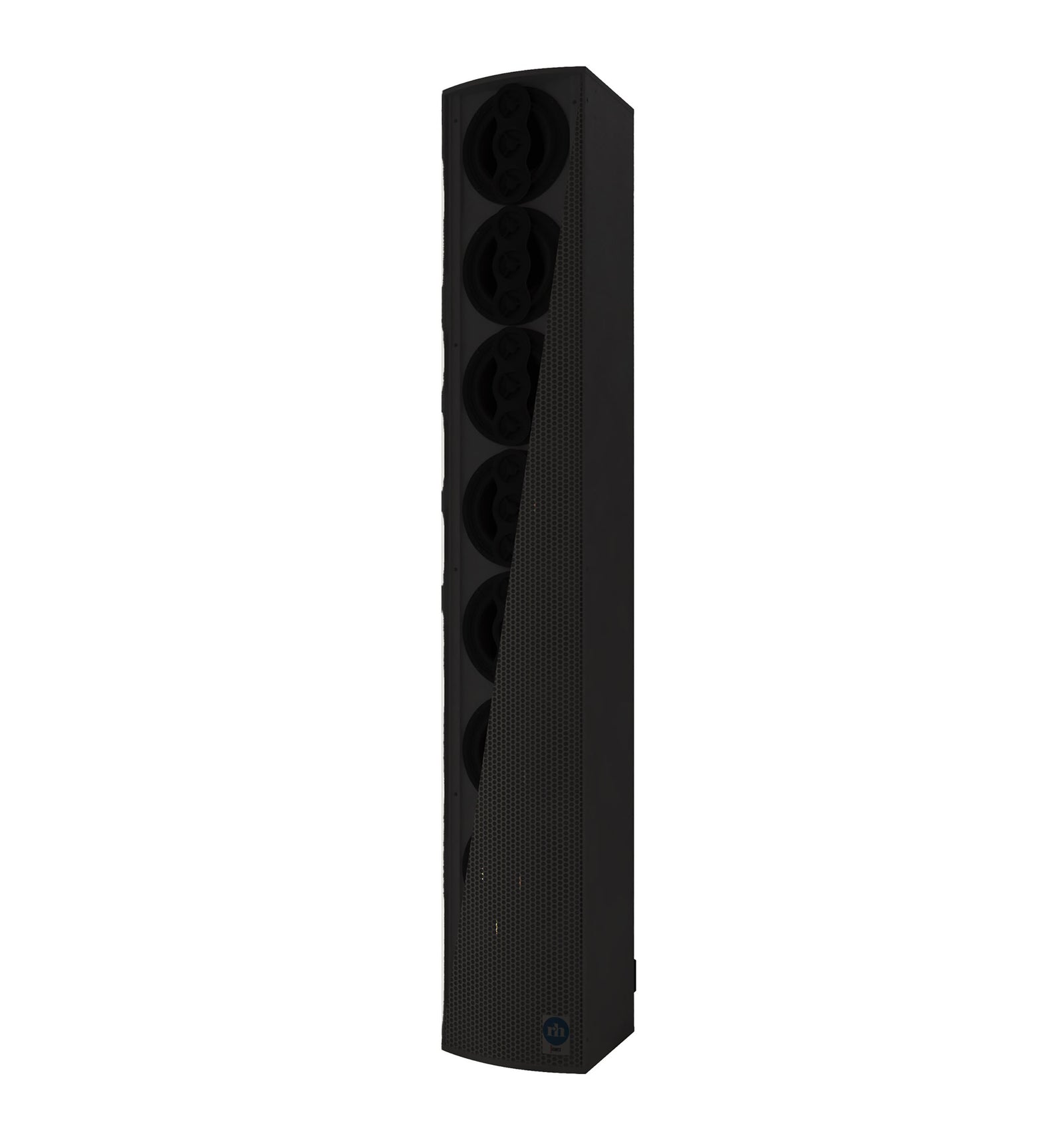 Renkus-Heinz IC8-RD-BK, Digitally Steerable Column Speaker with Dante - Black by Renkus-Heinz
